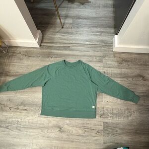 Vuori Sage Green Crewneck Top